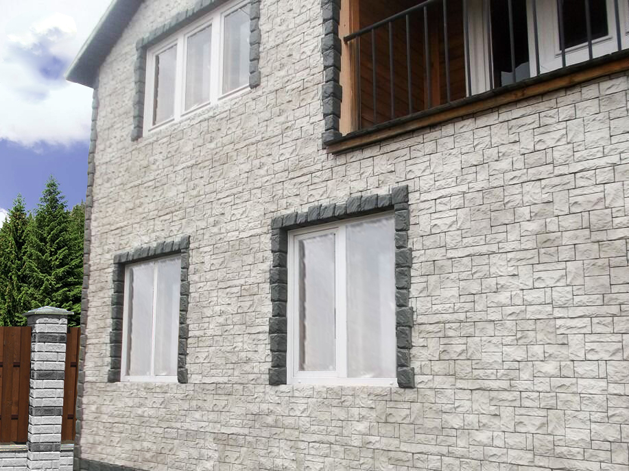 Варианты отделки фасадов домов современными материалами