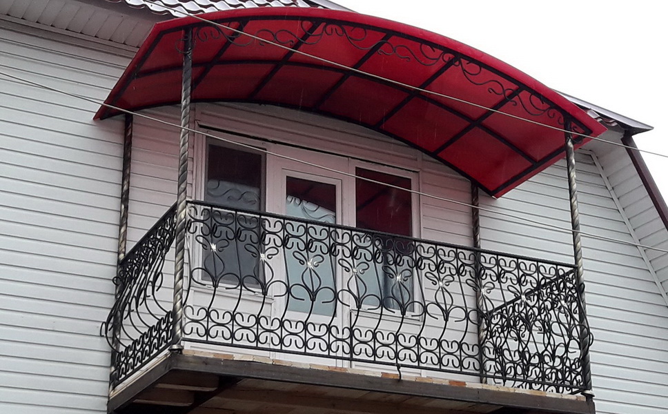 Как сделать крышу на балконе своими руками