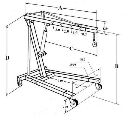 Подъемник автомобильный своими руками чертежи