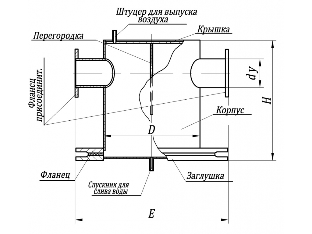 Размеры грязевика. Грязевик вертикальный ду250 чертеж. Грязевик вертикальный фланцевый чертеж. Грязевик для системы отопления Ду 150 схема. Грязевик для системы отопления d80.