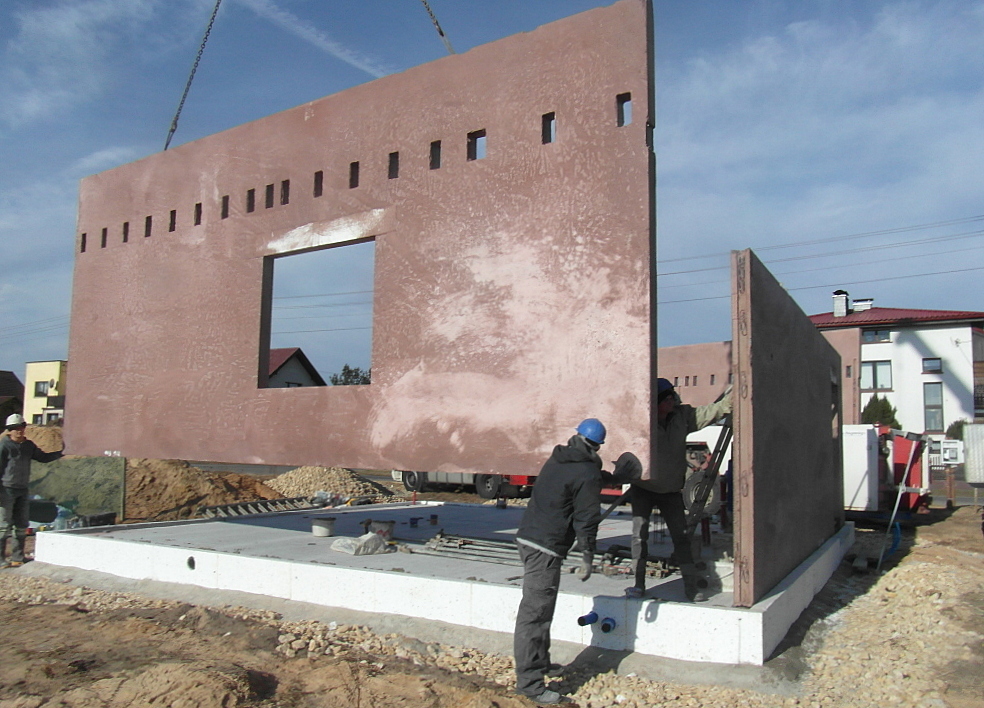 Железобетонные панели для строительства частного дома