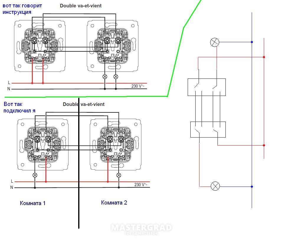 Legrand structura переключатель двухклавишный схема подключения