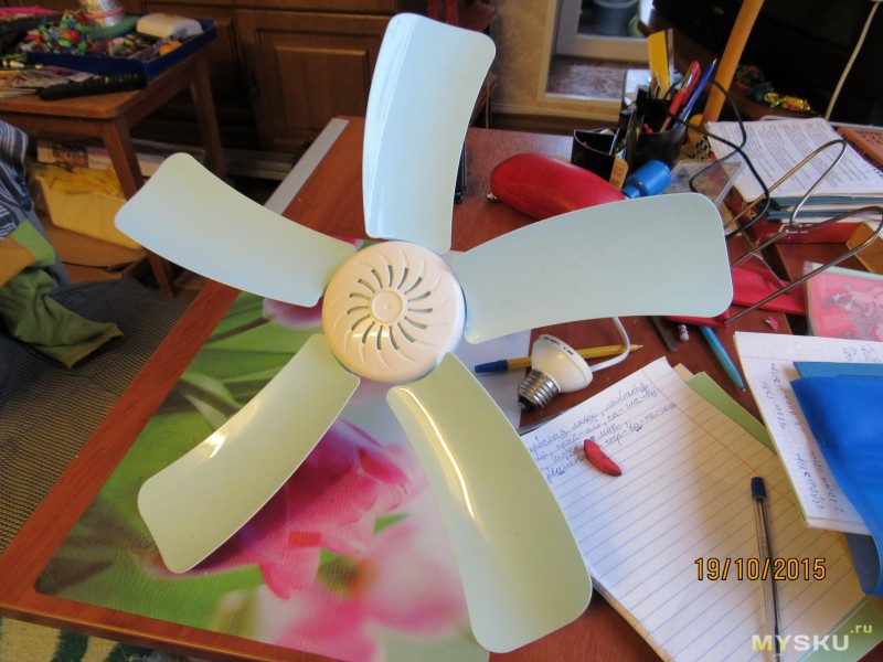 Изготовление вентилятора в домашних условиях