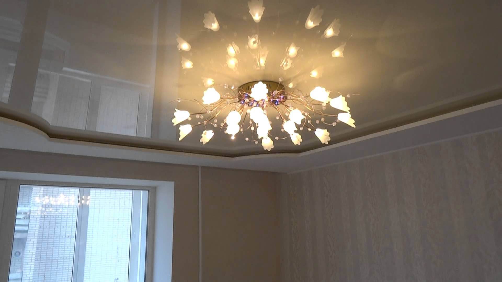 Лампы на натяжных потолках требуют особого подхода