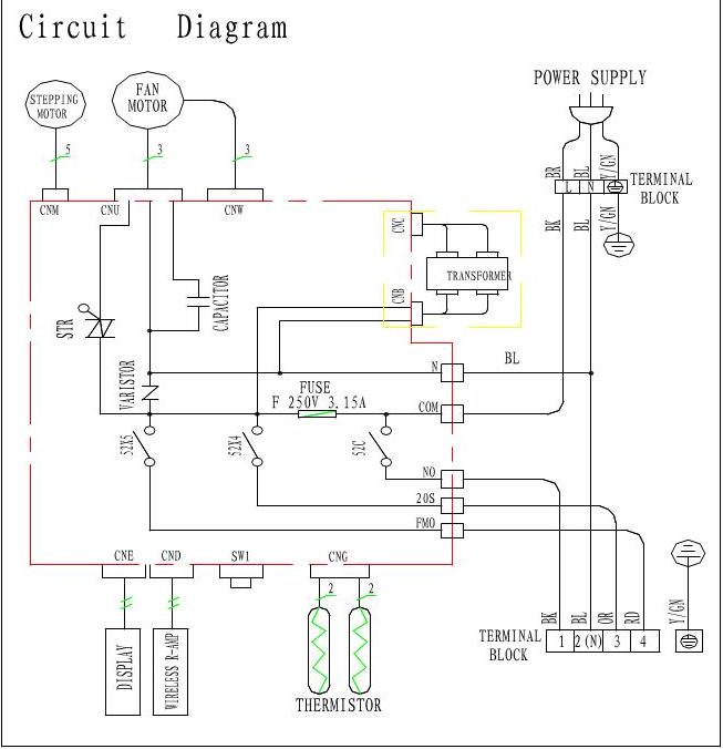 Устройство и принципиальная электрическая схема кондиционера