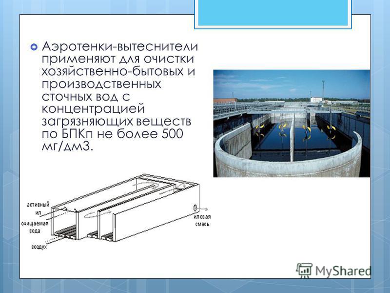 Аэротенки для очистки сточных вод