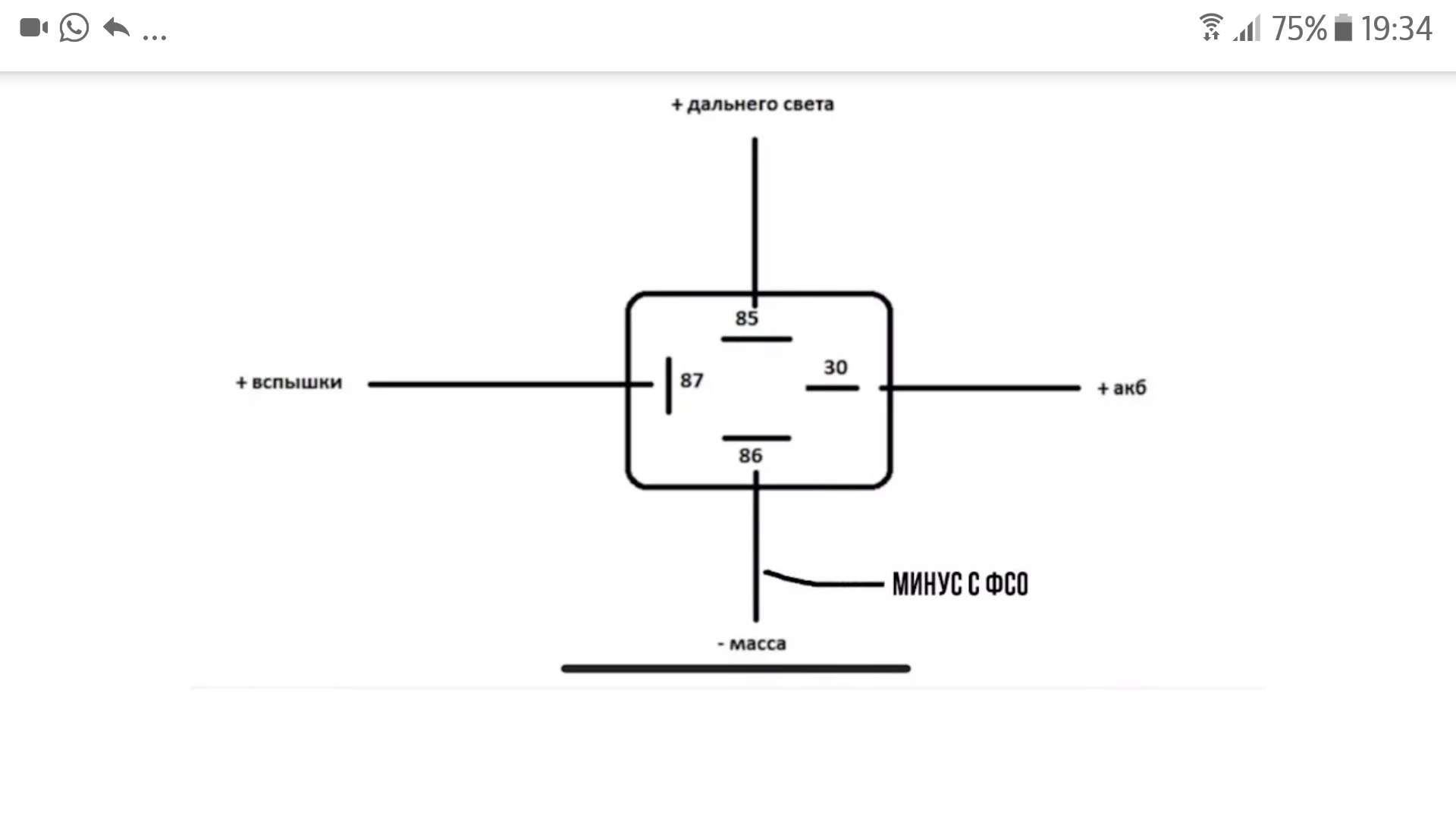 Автомобильное 4 х контактное реле схема подключения