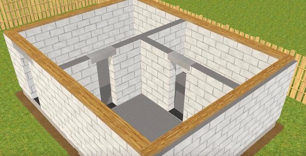 Как построить баню из шлакоблока — внутренняя отделка