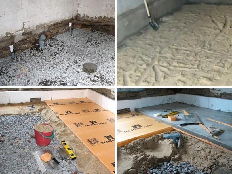 Технология заливки бетонного пола по грунту