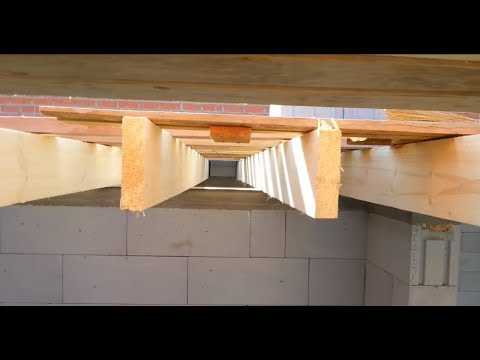 Устройство деревянных перекрытий в газобетонном доме