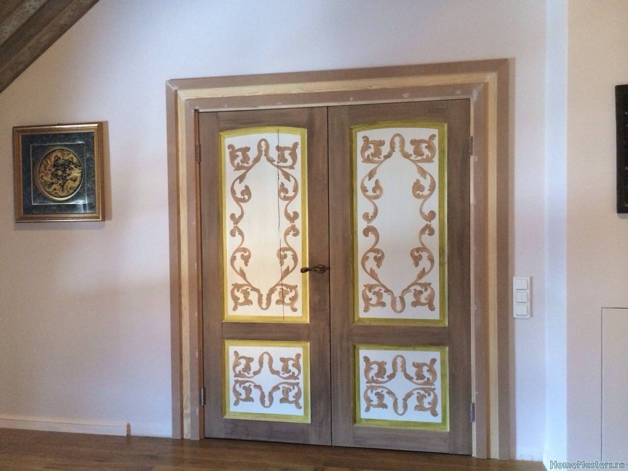 Реставрация старой межкомнатной двери собственноручно