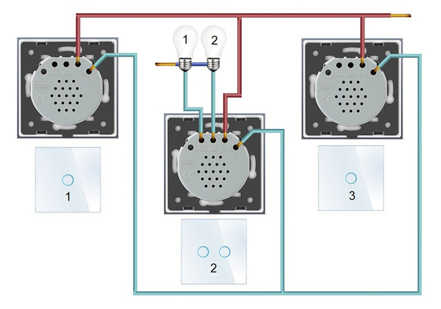 Как подключить двухклавишный сенсорный выключатель Как подключить сенсорный выключатель: схема и ремонт, почему сам включается