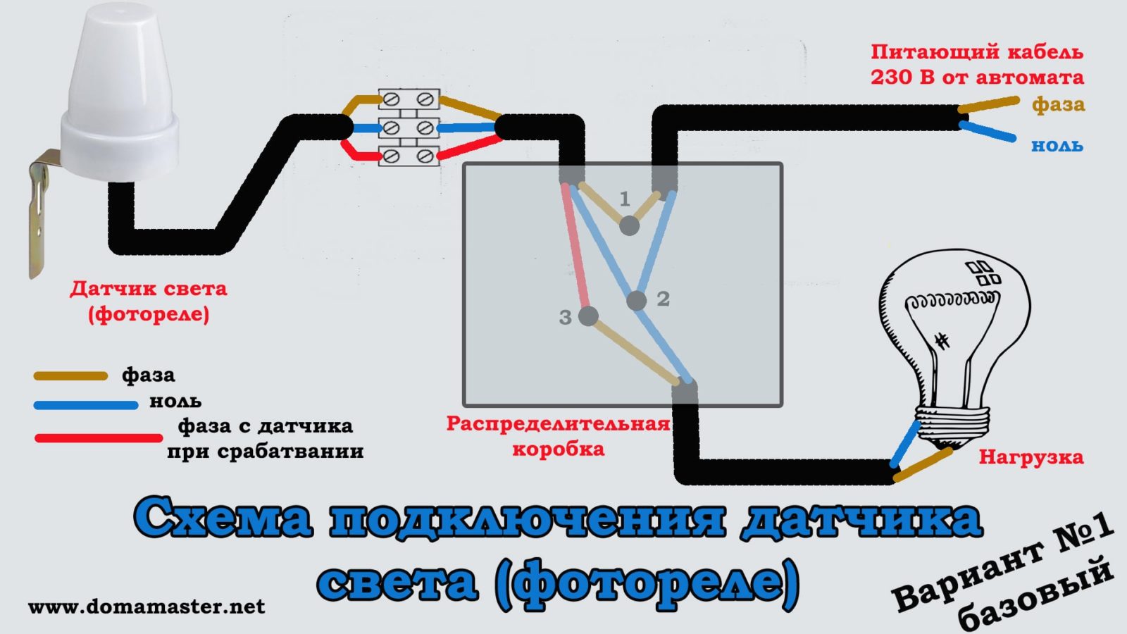 Подсоединить датчик движения схема подключения