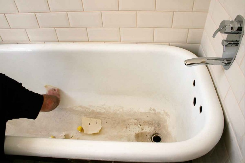 Способы избавления от черной плесени в ванной