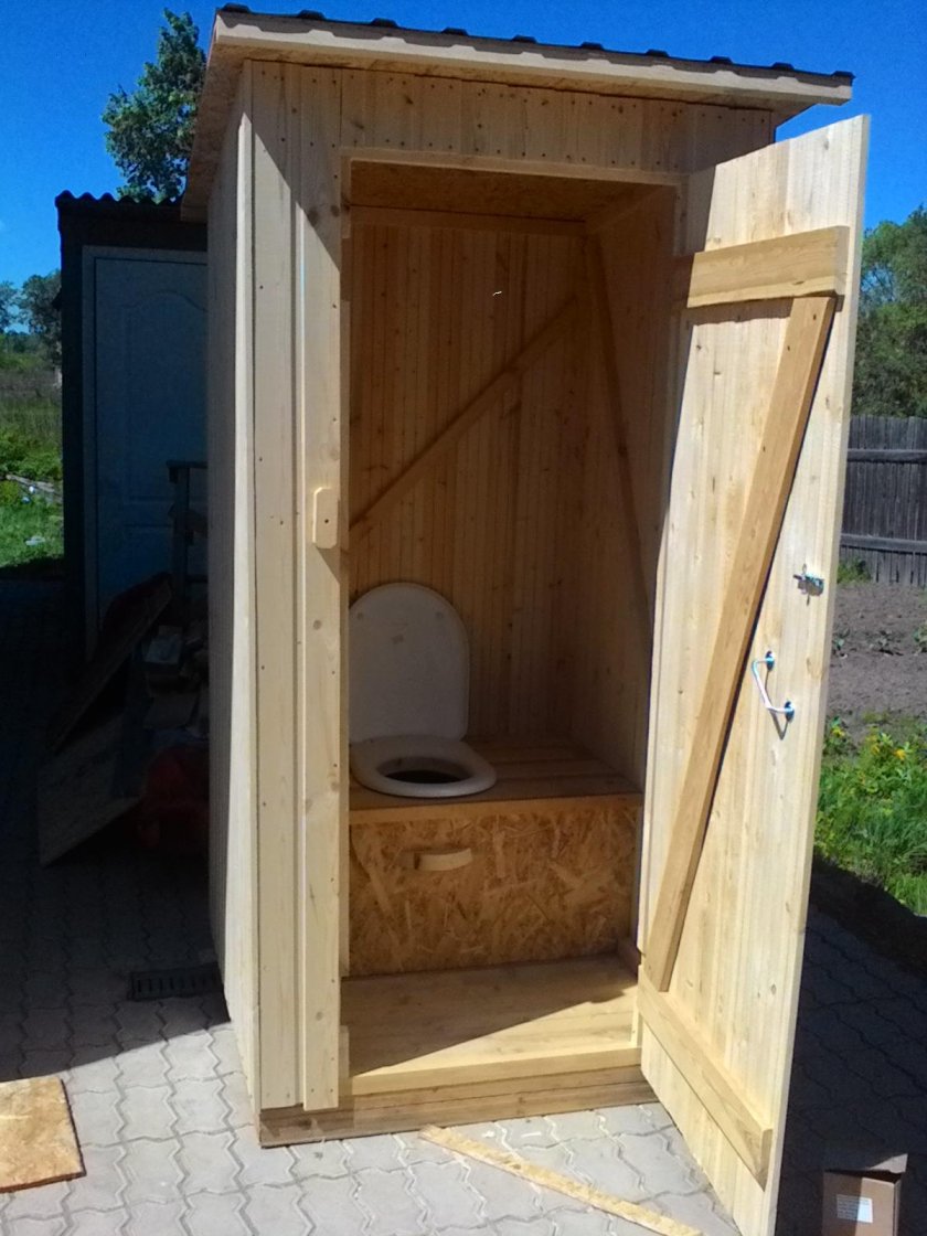 Туалет для дачи деревянный своими руками фото