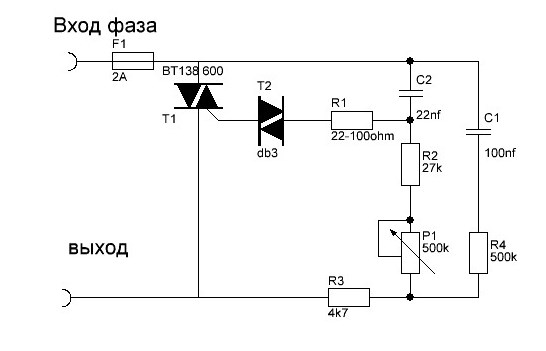 Bta12 схема включения