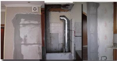 Демонтаж, восстановление и современный дизайн вентиляционных коробов на кухне