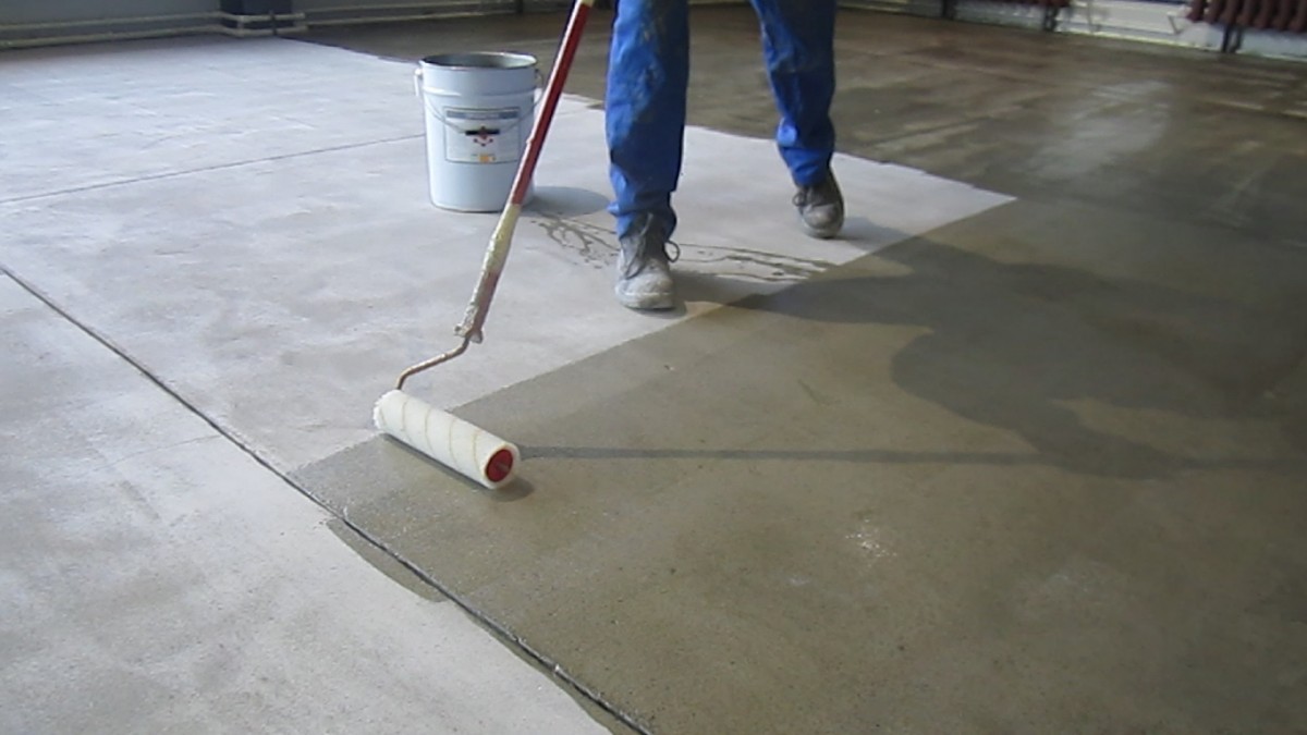 Технология нанесения грунтовки на бетонный пол