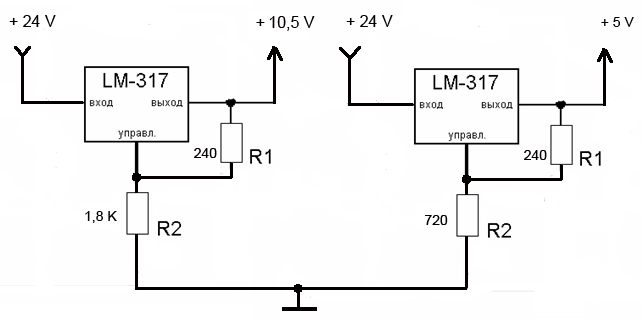 Lm317 стабилизатор тока схема