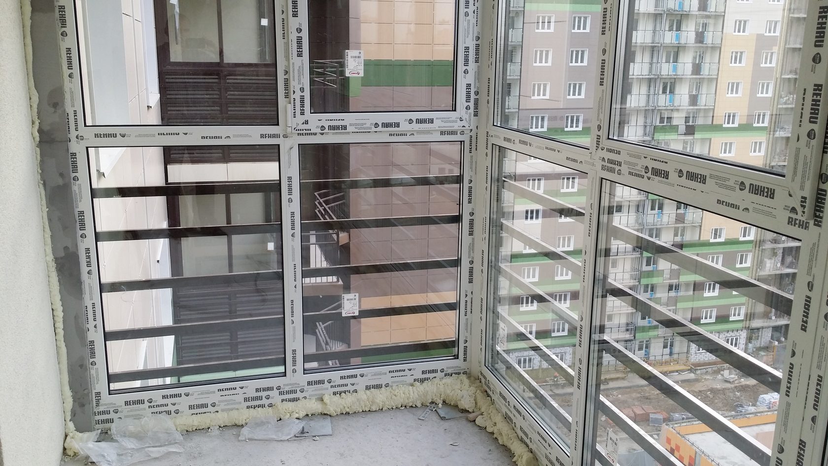 Утепление балкона окна