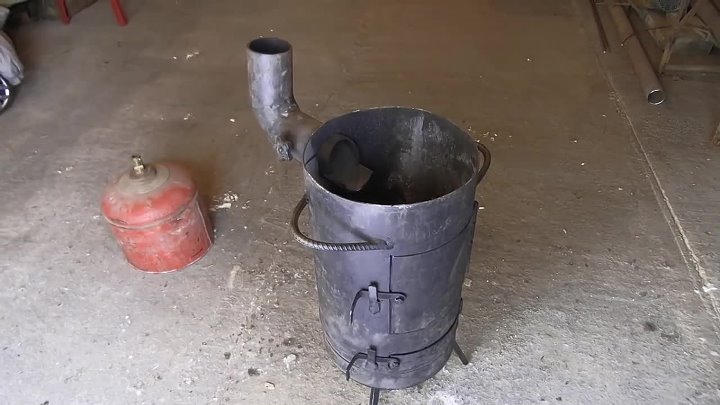 Как сделать печку для казана из газового баллона своими руками