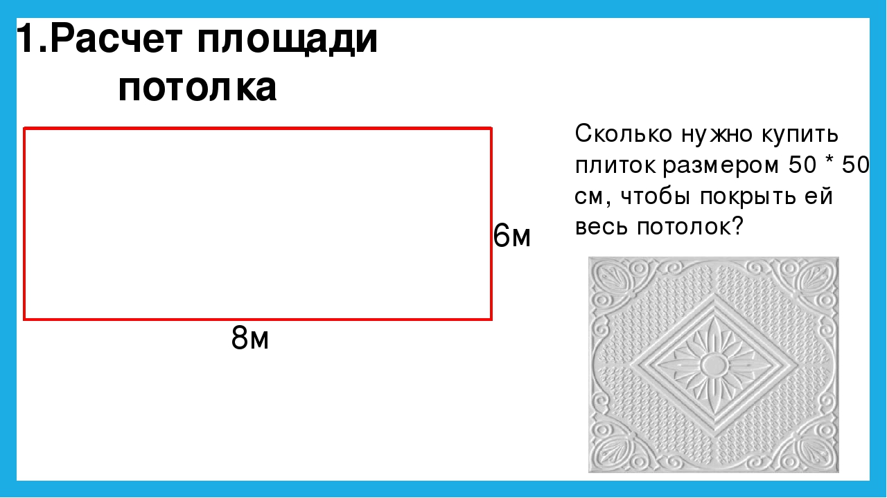 Как посчитать квадратуру стен в комнате для обоев