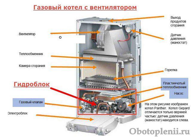 Инструкция и технические характеристики газового котла Protherm Gepard