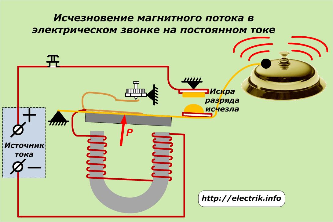 Схема подключения звонка