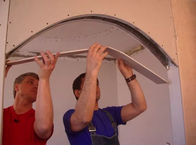 Как сделать арку из гипсокартона: делаем арку по инструкции своими руками