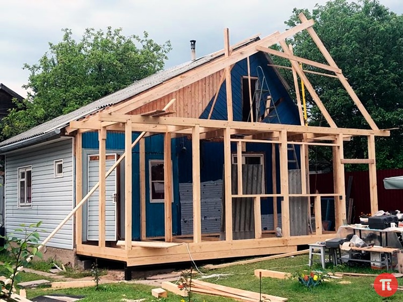Виды пристроек к деревянному дому, особенности строительства