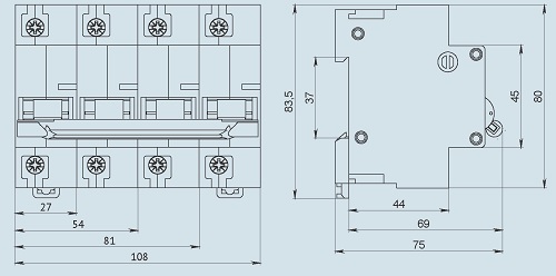 Технические характеристики автоматического выключателя ВА 47-29