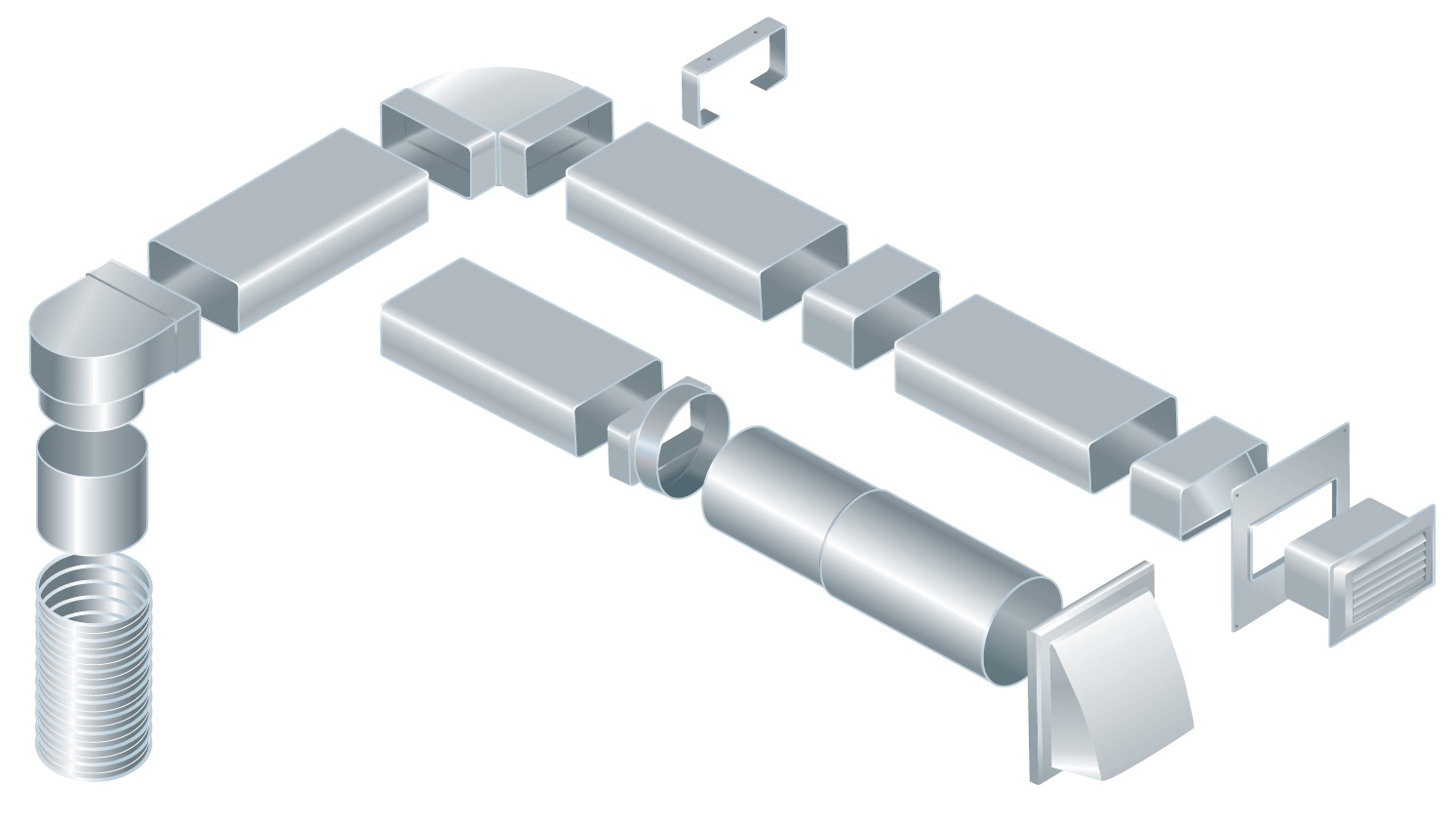 Правила подбора и монтажа воздуховодов различных видов, размеров, материалов