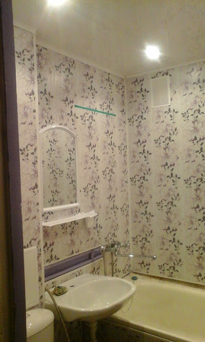 Обшивка ванной комнаты ПВХ панелями: делаем по инструкции обшивку ванной комнаты панелями пвх