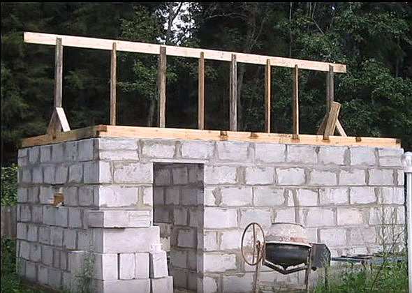 Самостоятельное строительство бани из блоков: пошаговая инструкция
