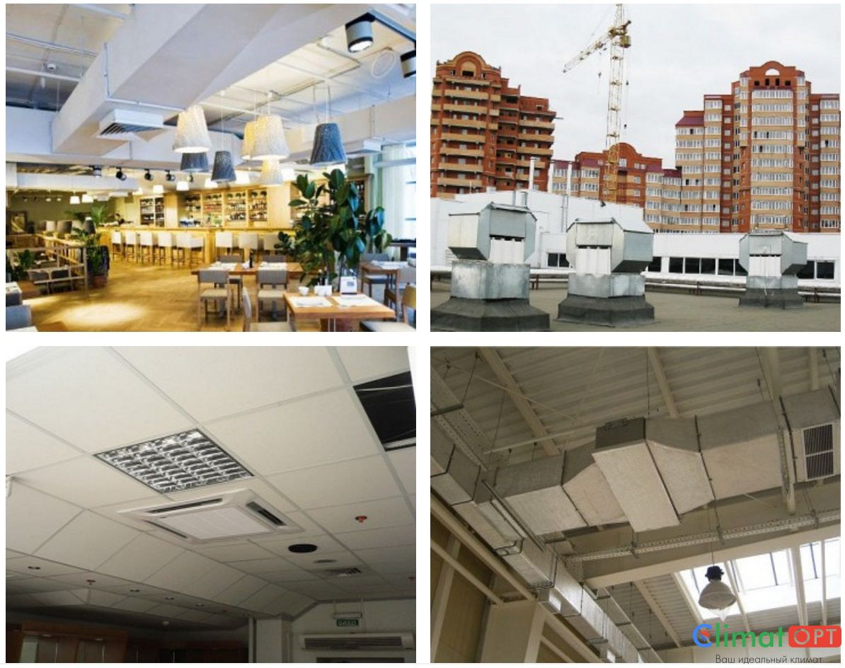 Проектирование вентиляции торговых комплексов: центров, залов, помещений