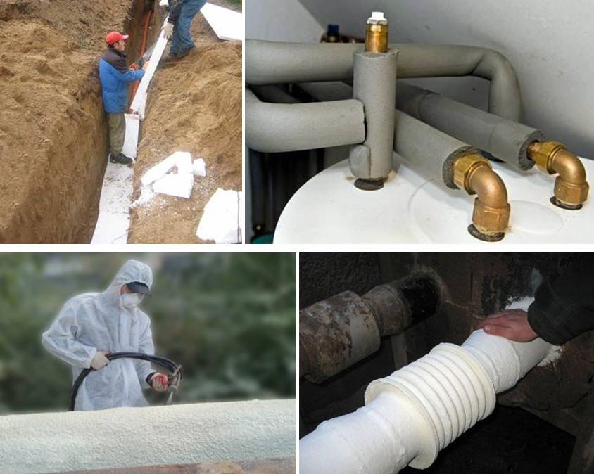 Как утеплить трубы водоснабжения в частном доме: способы, материалы, ошибки
