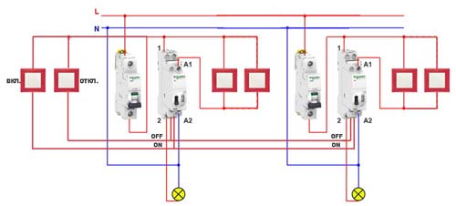 412501 legrand схема подключения