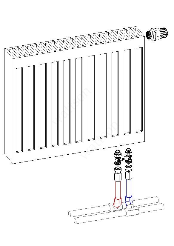 Радиатор нижний. Лемакс стальной радиатор Ventil,vс22 500 * 800. Батарея Керми с нижним подключением схема подключения. Радиатор 22-600-600 Бим модель ревит с нижним подключением. Схема подключения стального панельного радиатора.