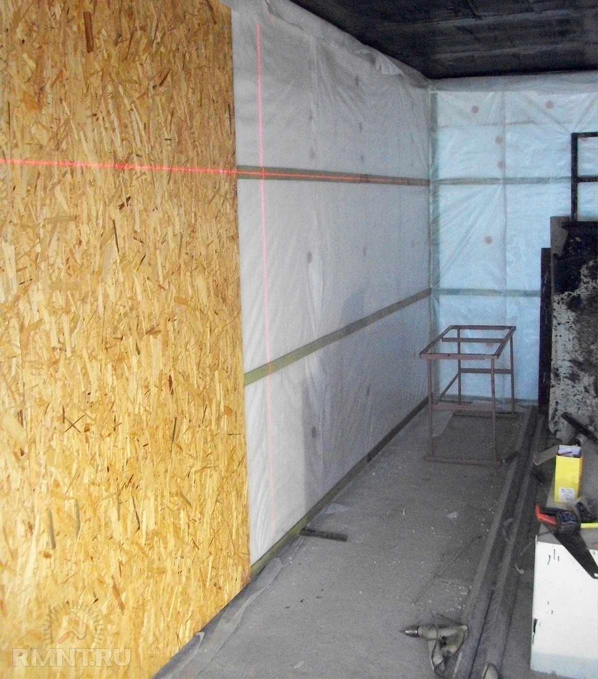 Самостоятельная обшивка гаража панелями ОСБ — правила внутренней отделки