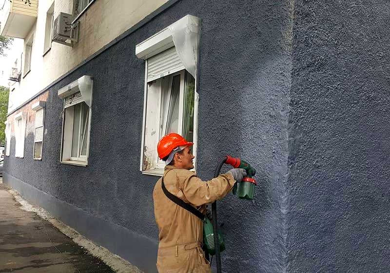 Покраска фасада дома: выбираем тип краски для фасада своего дома, варианты покраски