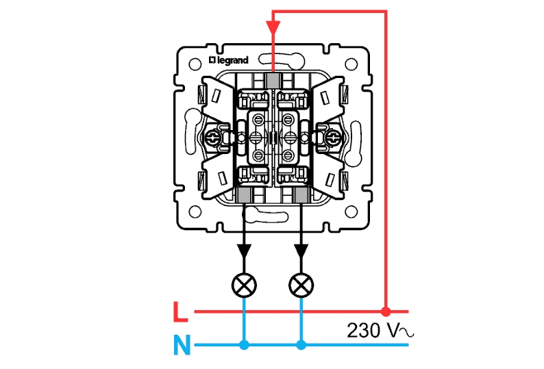 Схема подключения legrand bp 30076