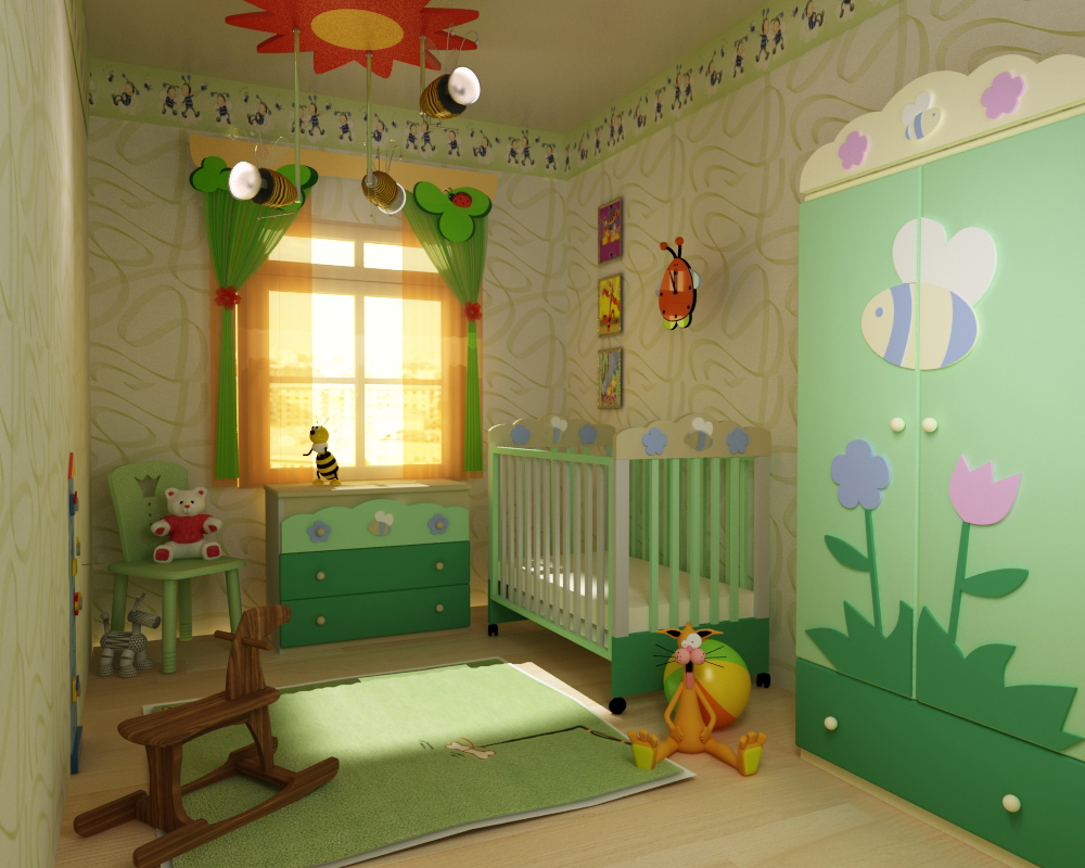 Разрабатываем дизайн детской комнаты самостоятельно