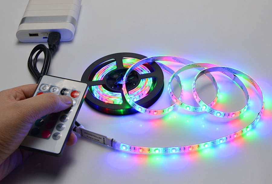 Как подключить и настроить светодиодную RGB ленту