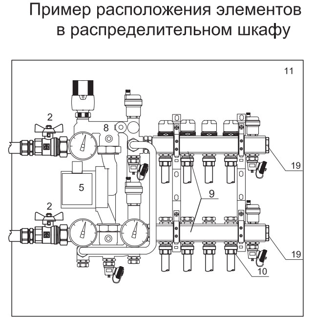 Схемы насосно смесительных узлов