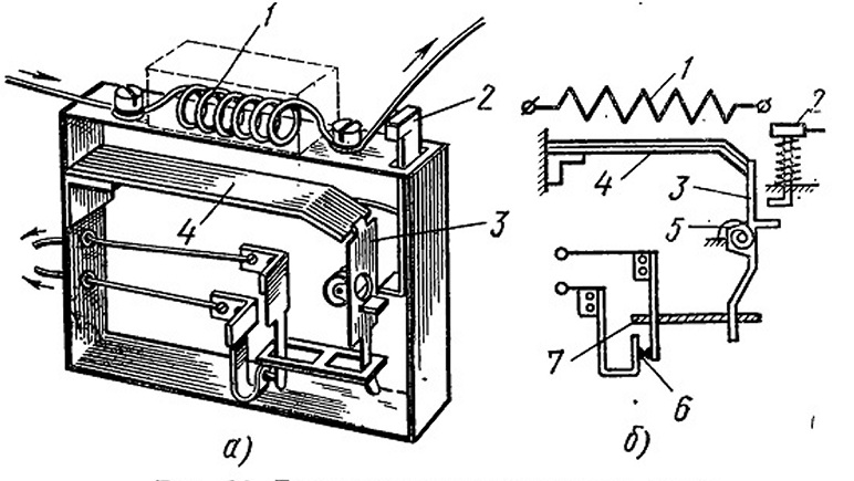 Тепловое реле рисунок