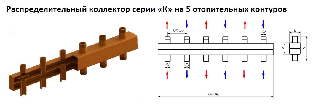 Гидрострелка для отопления схема