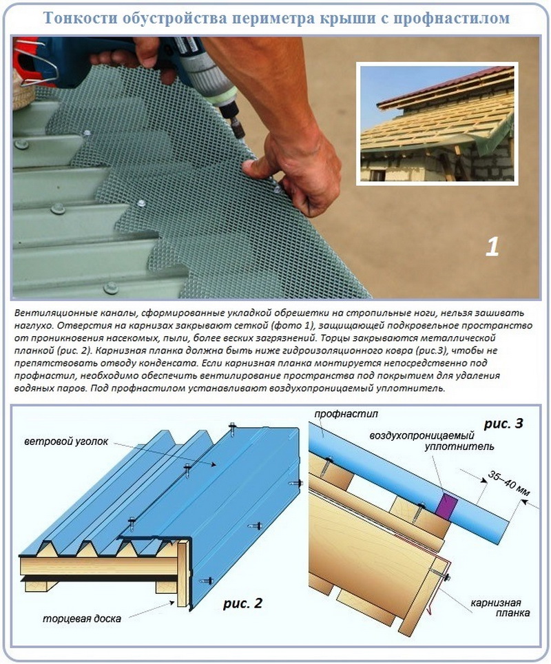 Как крыть крышу профнастилом своими руками
