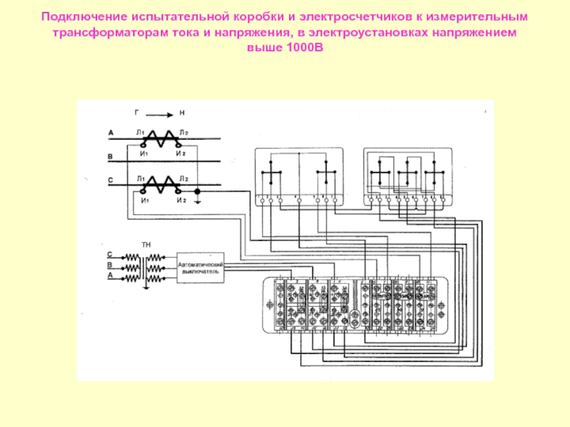 Как подключить трехфазный счетчик через трансформатор тока — схема