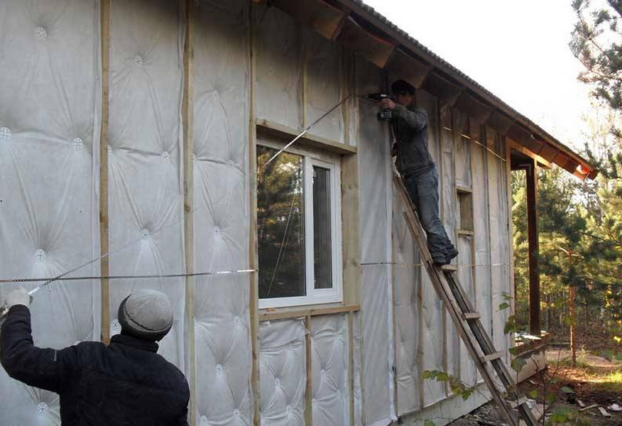 утеплитель дом снаружи