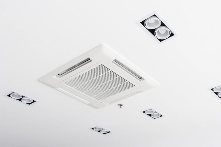 Виды кондиционеров встраиваемых в потолок: инверторный, кассетный, настенно и напольно-потолочный